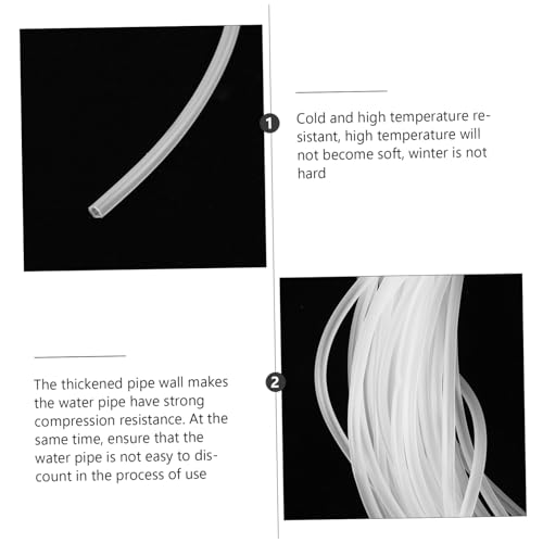 Happyyami 30m Flexible Airline Tubing Clear Tubing for Aquarium Air Pump and Strong Hose for Fish Tanks and Pools for Connecting Pumps and Stones