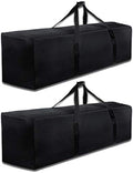 Sports Duffle Bag - Extra Large Travel Duffel Luggage Bag with Upgrade Zipper, Sturdy & Water Resistant, Black (Black 47inch 2Pack) - size: 47" x 13.7" x 17.5" 2Pack
