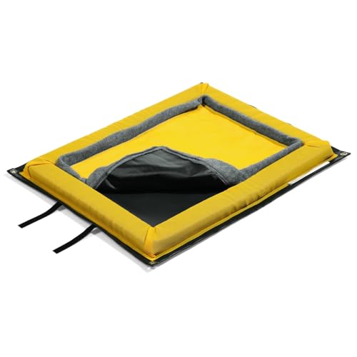 PIG Outdoor Filter Berm Pad | Absorbs 0.75 gallons | 19.5” W x 27’ L x 2.25” H | PMB30606 - size: 19.5”W x 27’L (.75 Gallons)