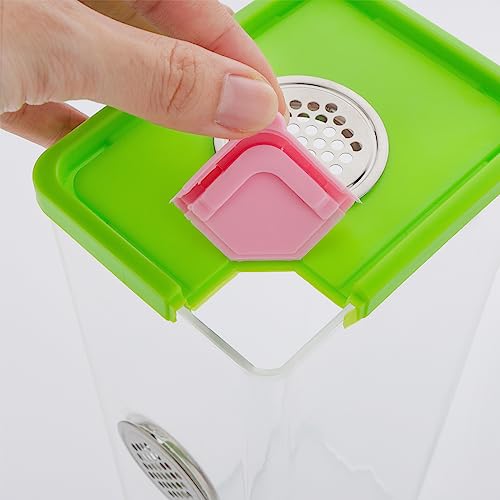 Tarantula Large Breeding Box Reptile Transparent Feeding Box Frog Cricket Snail Hatching Container Insect Habitat Cage(10.1" x 4.1" x 3.1")