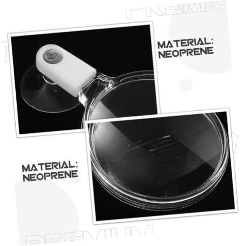 Abaodam Acrylic Fish Tank Magnifying Glass with Strong Suction Cup for Clear Observation of Small Animals Plants and Micro Landscapes in Aquariums and Home Tanks
