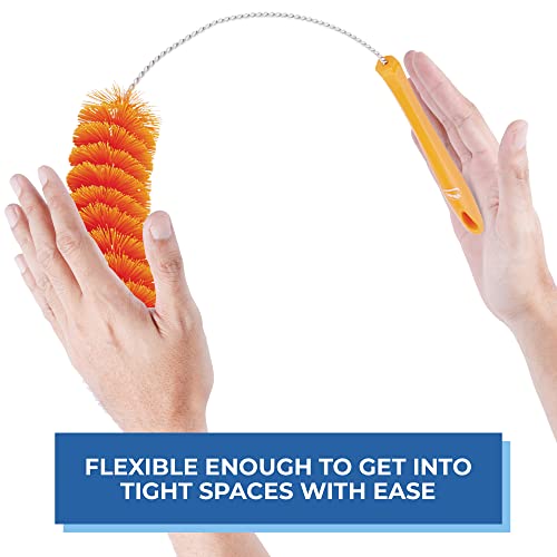 Vikan 53706 Tube Brush,2.4",PP/PBT,Yellow - color: Yellow