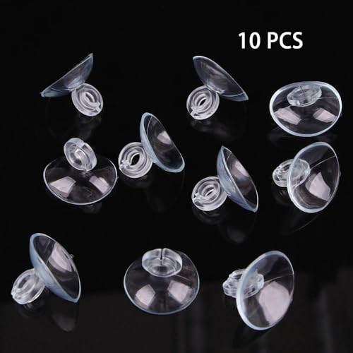 20Pcs Black Aquarium Suction Cup, Cup Holder Sucker Tube Sucker Clear Airline Tube Clips Holders Clamps for Fish Tank Tubing Aquarium Air Pump Accessories, Aquarium Pumps and Filters