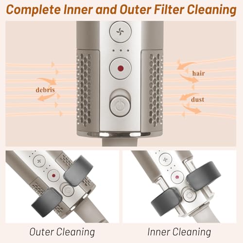 Filter Cleaning Brush Replacement for Shark Flex Style Attachment, Filter Cleaning Brush Compatible with Shark Flexfusion/Glam/Speedstyle Hair Dryer Attachment