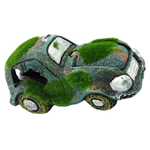 iplusmile Fish Tank Landscaping Car Decor Ornament Aquarium Landscaping Fish Landscape Accessories Aquarium Adornment Aquarium Landscape Fish Tank Habitat Vegetable Crafts