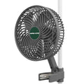 Mars Hydro M6 Grow Tent Fan, 10 Speeds Powerful Oscillating Clip Fan with Low Noise for Hydroponic Plants and Ventilation Circulation with Convenient APP/WiFi Control - size: 1PC