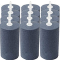 Large Air Stone, Air Stone Hydroponics, 4 x 2 Inch Large Air Stone Cylinder Bubble Diffuser for Aquarium, Fish Tank, Pond and Hydroponics Air Pump, Growing System, Circulation - color: 12-Pack