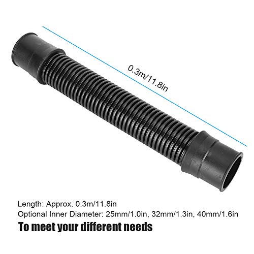 Fish Corrugated Hose, Corrugated Flexible Hose Fish Pond Connection Pipe Flexible Hose for Fish Pond Pump(ID 25mm) - size: ID 25mm