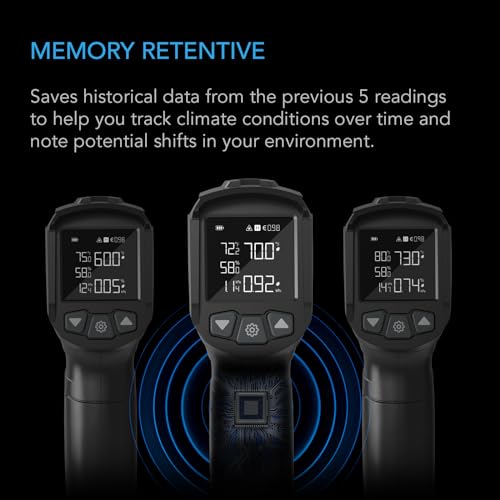 AC Infinity VPD Thermometer, Handheld Environmental Monitor, Captures Leaf VPD and Temperature, Calibrates Smart Controllers, Precision Infrared Range for Plants, Grow Tents, Greenhouses, Terrariums