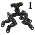 Reptile Mister Nozzles - Four-Jet 360 Adjustable Misting System Nozzles 1/4'' Metal for Terrarium, Paludarium, Vivarium, Plants - size: Four-Jet Nozzle