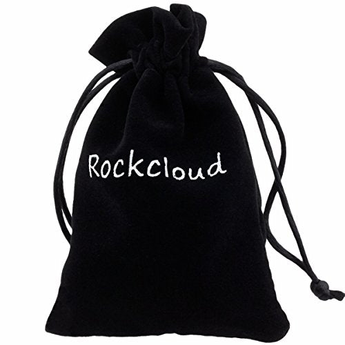 rockcloud 10 Pcs Agate Light Table Slices, Healing Crystals Geode Stones,Irregular Home Decoration Jewelry Making,Black