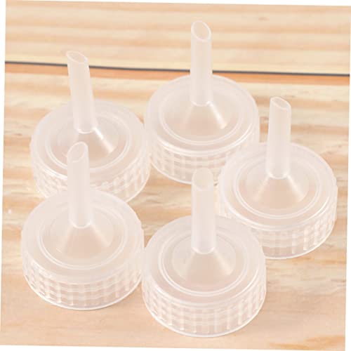 BESPORTBLE 25pcs Shrimp Incubator Caps Practical Hatching Bottle Caps for Fish Tank Easy to Use Shrimp Breeding Tools Fits Standard Beverage Bottles Plastic Material