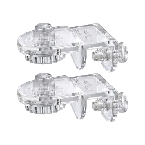 Fish Tank Top Cover - Aquarium Glass Lid Support Clip Set, Acrylic Rimless Tank Hood Holder | Anti-Jump Net Clamp, Top Cover Clamp Bracket System, Aquarium Accessory for Fish Container Stability Use