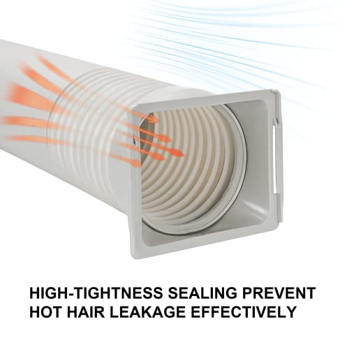 Portable AC Exhaust Hose Coupler 5.9 inch Air Conditioner Unit Vent Tube Connector Portable Air Conditioning Interface Adapter Accessories Parts (AA02) - style: AA02