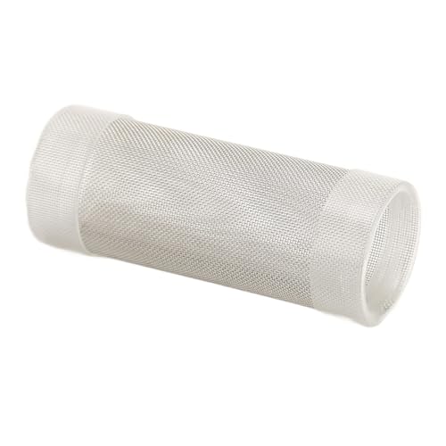 Tnfeeon Stainless Steel Mesh Inflow Aquarium Filter Guard Intake Cover for Shrimp and Fish Aquarium Intake Filter Mesh Cover Fish Mesh Net Strainer Tube Filter Accessory (L)