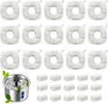 15 Pack Cat Water Fountain Filters, Filter & Pre-Filter Sponges Replacement Compatible with ZOESEEK for 101oz/3.0L Automatic Pet Fountain Dog Water Fountain Dispenser