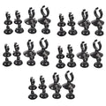 Ciieeo 40Pcs Aquarium Suction Cup Clips Clamps for Fish Tank Tubing Holder Easy Install Clean Surfaces for Airline and Hose Management