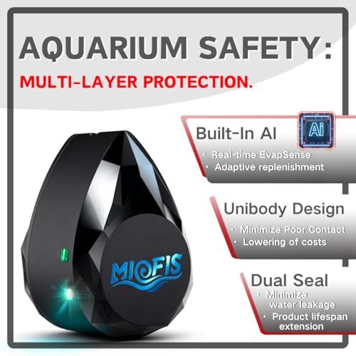 ATO Auto Top Off System for Aquarium with Intelligent Adaptive Learning, Triple Safety & Stronger Magnetic Mount - for Saltwater Freshwater Reef Tank (NG ONE)