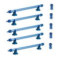 Quickun Aquarium Air Stone Bubble Wall Tube Oxygen Diffuser Bar Decor Accessory for Fish Tank 10 Inch Length,5PCS - size: 10 inch