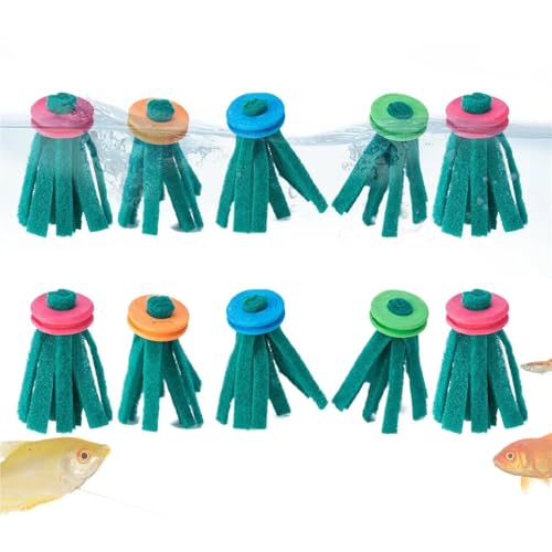 20pcs Spawning Mops for Fish Set Fish Breeding Spawning Mop Reusable Scrubber Floating Tool Kit for Aquatic Shrimp Turtles