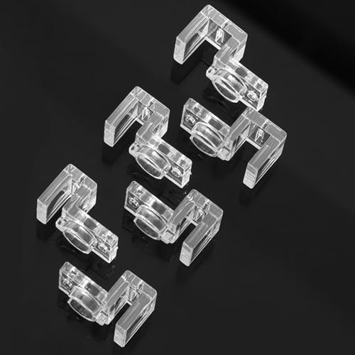 Sturdy Aquarium Cover Clip Holder Set of 10 Fish Tanks Lid Holder Stand Easy Install Acrylic Clamp Clips Aquarium Lid for Fishtanks - color: Suitable for 6mm