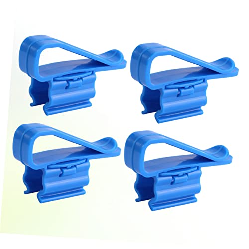 COLLBATH 4pcs Aquarium Filtration Hose Clamp Set Fit for Fish Tanks Buckets Easy to Attach Stabilize Water Hose - size: 8.50X2.60X1.80CM