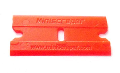 Plastic Razor Scraper Blades Double Edged - Value Pack 4 100 Packs - size: 4 Pack