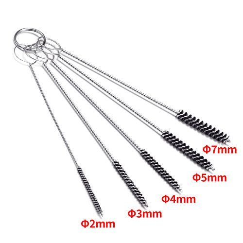 Carb Carburetor Cleaner Cleaning Brushes Kit, Small Wire Brush - 20 Needles + 10 Brushes