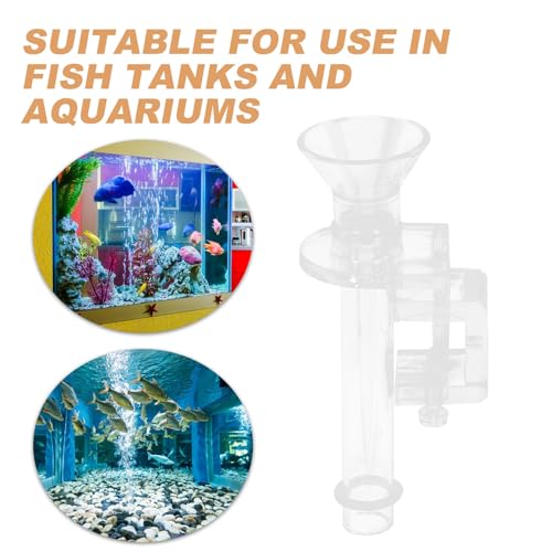 Shrimp Feeding Tube Aquarium Feeder Tube Acrylic 10cm Length Wall-Mounted Fish Tank Feeder for Aquarium Shrimp Supplies