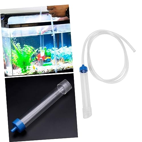 Kisangel Gravel Manual Cleaner for Aquarium Fish Tank Tool Set Gravel Easy to Install Keep Your Tank Clean