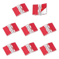 MECCANIXITY Small Acrylic Hinges Plastic Self-Adhesive Clear Hinge 35 x 25mm Continuous Piano Folding Hinges for Aquarium Lid Crafts Display Stand Pack of 8 Transparent - size: 35 x 25mm