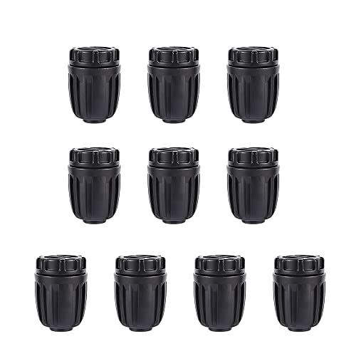 1/2 inch Irrigation Fittings End Plugs For (1/2" ID x0.6-0.63" OD) 16mm Drip Tubing Connectors-10 Pcs/pack - size: 1/2 inch End Plug
