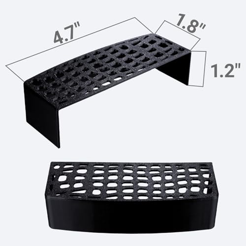 2Pcs Shrimp Hide Cave, Aquarium Shelter, Shrimp Tank Accessories, Fish Tank Decorations (Black) - color: Black