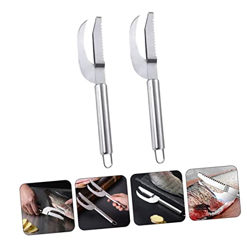 Fish Opener Set Reusable Remover Tool Stainless Steel Kitchen Gadgets Easy Handling