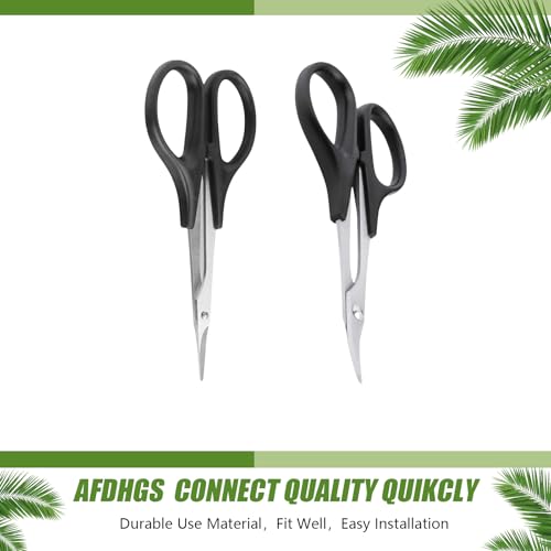 2-Pack RC Body Trimming Scissors - Sharp Steel Blades for Precise Cutting of Lexan Plastic Bodies, Ideal for RC Cars, Buggies, Helicopters, and More