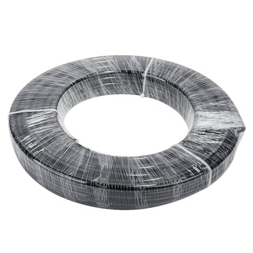 LokoCar Nylon Air Line 100ft 3/8" OD Pneumatic Nylon Tube DOT Approved SAE J844 Airline For Air Brake Tubing or Fluid Transfer Black - size: 3/8" OD 100 Feet