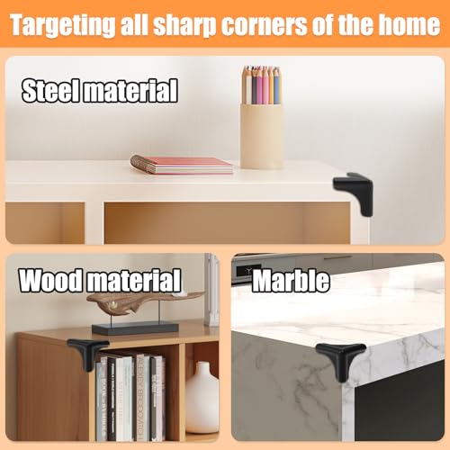 4pcs Edge Corner Protectors Guards, Silicone Smooth Soft Protective Cushions for Furniture Wood Glass Steel Ceramics Surface, Black, (Length: 1.8"/4.5cm) - color: Black, size: small: Length: 1.8"/4.5cm