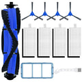 Replacement Parts Accessories Kit for eufy robovac 11S, 12, 15T, 15C, 25C, 30, 30C, 35C Slim Carpet Robotic Vacuum, 1 Roller Brush, 4 Filters, 4 Side Brushes, 1 Pre Filter, 1 Cleaning Brush