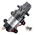 12V DC Water Transfer Pump with 2 Hose Clamps 12 Volt Diaphragm Pump Self Priming Sprayer Pump with Pressure Switch 4.5 L/Min 1.2 GPM 80 PSI for Weed ATV Marine Boat