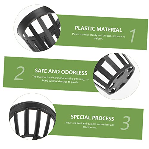TOYANDONA 50pcs Plastic Water Plant Basket for Aquariums Hydroponic Plant Holder Lightweight Planting Tool for Fish Tank Decoration and Landscape
