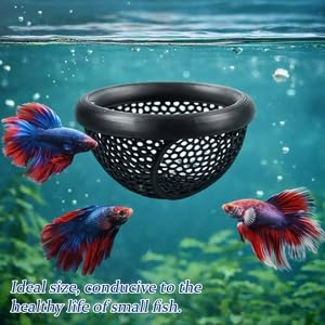 4 Pcs Betta Fish Hammock and Feeding Ring Set, Aquarium Accessories for Resting and Feeding, Includes Floating Fish Resting Tunnel and Lounge for Betta Fish Care