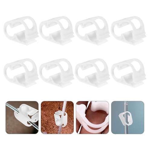 10 Pcs Adjustable Silicone Tube Clamps Flow Control Hose Clips for Wine Siphon Beer Infusion Bottles Corrosion Resistant Soft Tube Shut Off Regulators