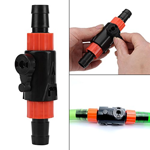 Hose Valve Hose Pipe Valve Fish Tank Aquarium Water Flow Control Valve with Quick Release Handle Hose Pipe Connector(12/16mm(S))