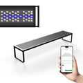 MagTool Brite Series Auto Aquarium LED Light with App-Controlled RGB+W LEDs, ADA Style Extendable Bracket, Supports Custom Sunrise/Sunset Colors in Manual/Auto/Custom Modes (Brite 45)