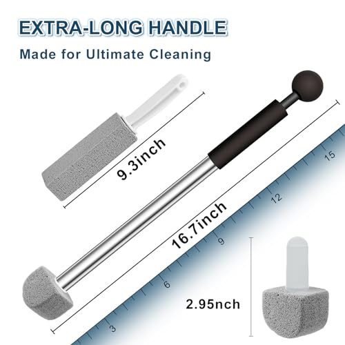 Yingmore 10 Packs Pumice Stone for Toilet Cleaning,Pumice Toilet Bowl Cleaning for Cleaning Toilet,Bathtubs,Kitchen Sink,Grill(Refill) - style: 10 Pack(Refill)