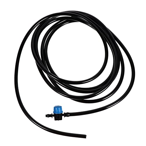 Happyyami 1set Aquarium Barb Hose Kit Flexible Tubing with Connectors for Fish Tanks Safe for Fish Supply Control