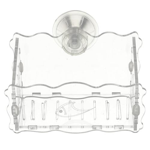 Aquatic Planter Cup Acrylic Fish Tank Planter Moss Holder for Aquarium Safe for Fish Creative Planting Cup Design