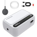 Aquarium Air Pump Rechargeable Aerator for Bait Bucket, Portable Battery Powered Air Pump for Aquarium, Fish Tank Air Pump Bubbler Aerator for Outdoor Fishing - style: 1 outlet 2600mAh