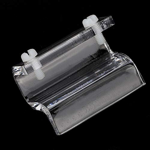 4 Pcs Acrylic Glass Cover Clips for Aquarium | Holds 6-12mm Fish Enclosure Lid | Secure Holder for Open Enclosure/Turtle Enclosure/Pets | Sturdy & Clear Support