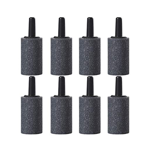 JIH Aquarium 50 Feet Standard 3/16" Black Flexible Airline Tubing with Black Plastic Connectors for Fish Tank,Terrariums, and Hydroponics - size: 50 Feet with connectors